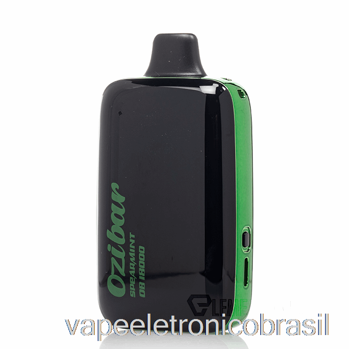 Vape Eletrônico Ozibar 18000 Hortelã Descartável